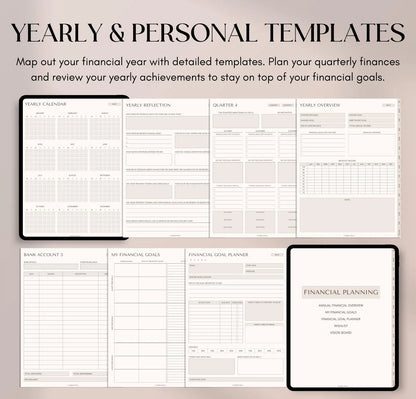 Ultimate Budget Planner Collection – 5-in-1 Digital Download (Annual, Monthly, Weekly, Daily & Savings Tracker)
